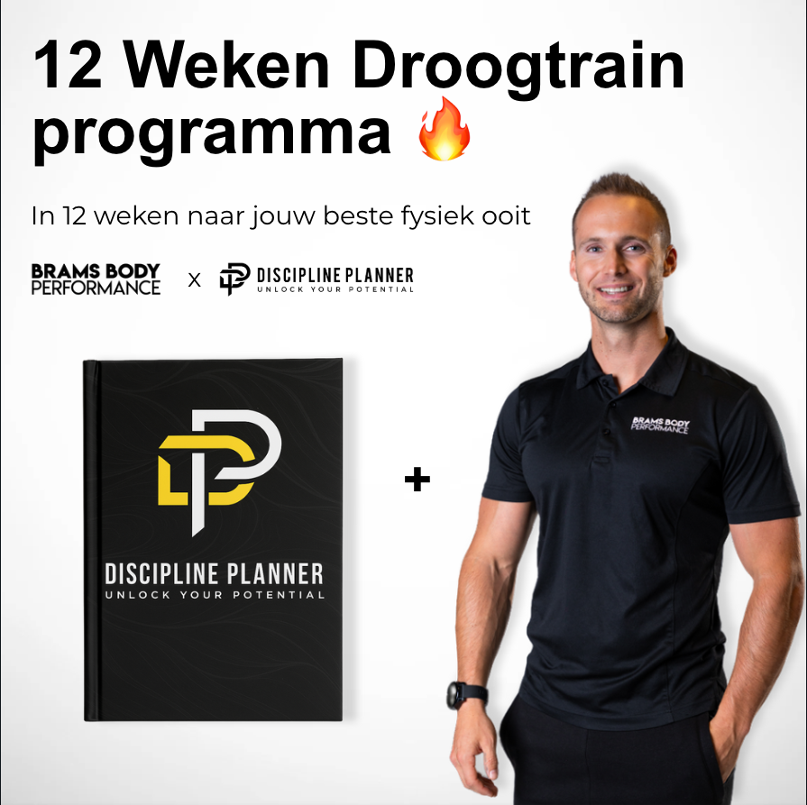 Discipline Planner x Bramsbodyperformance . 12 weken droogtrain programma met Discipline Planner