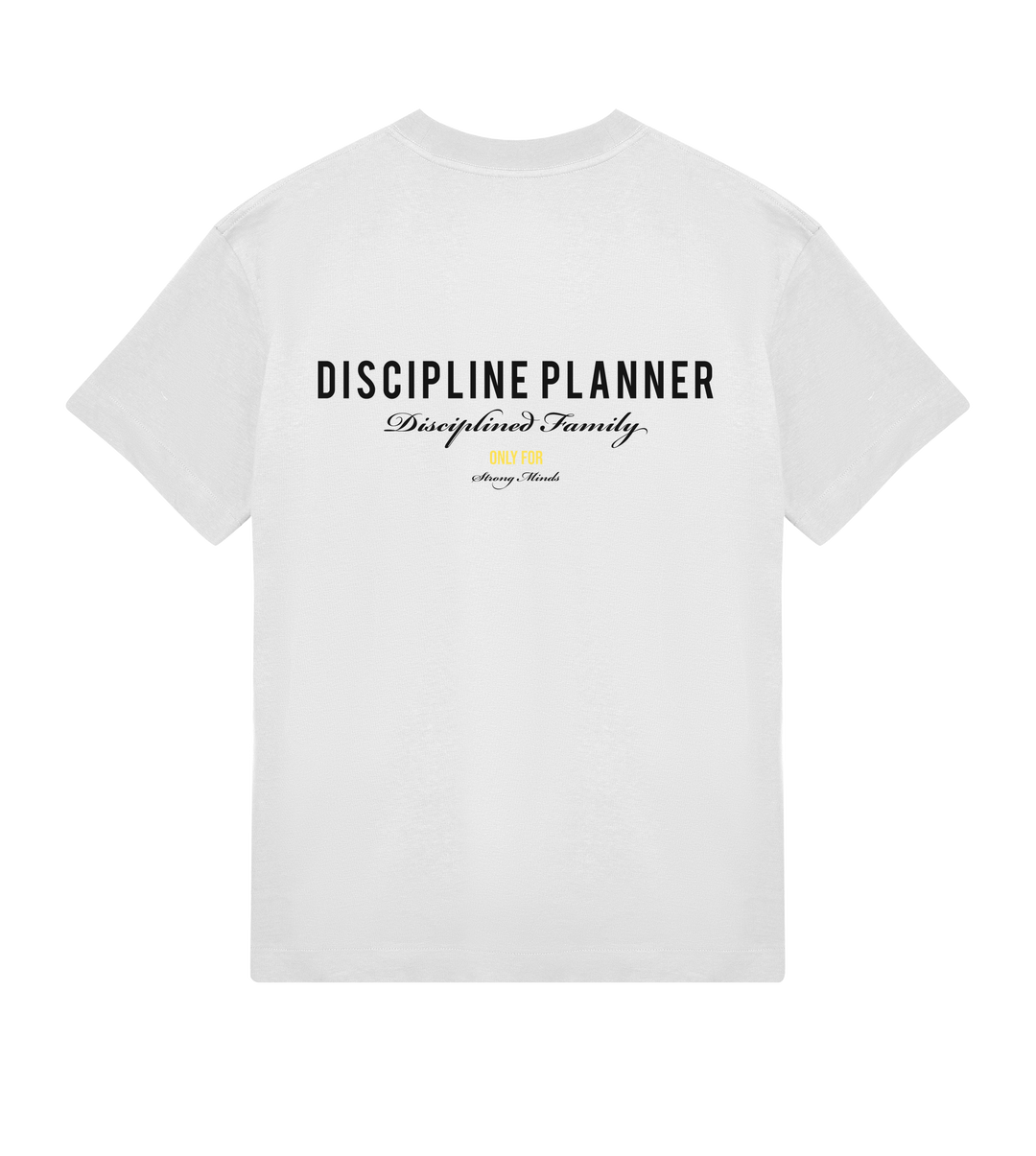 Disciplined Family Tshirt Wit